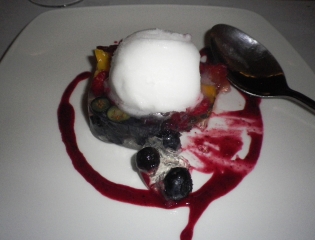 Important dessert photo: Champagne Sorbet